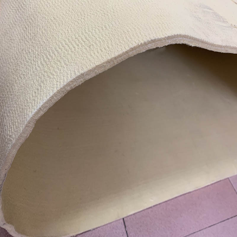 Smooth needled felt