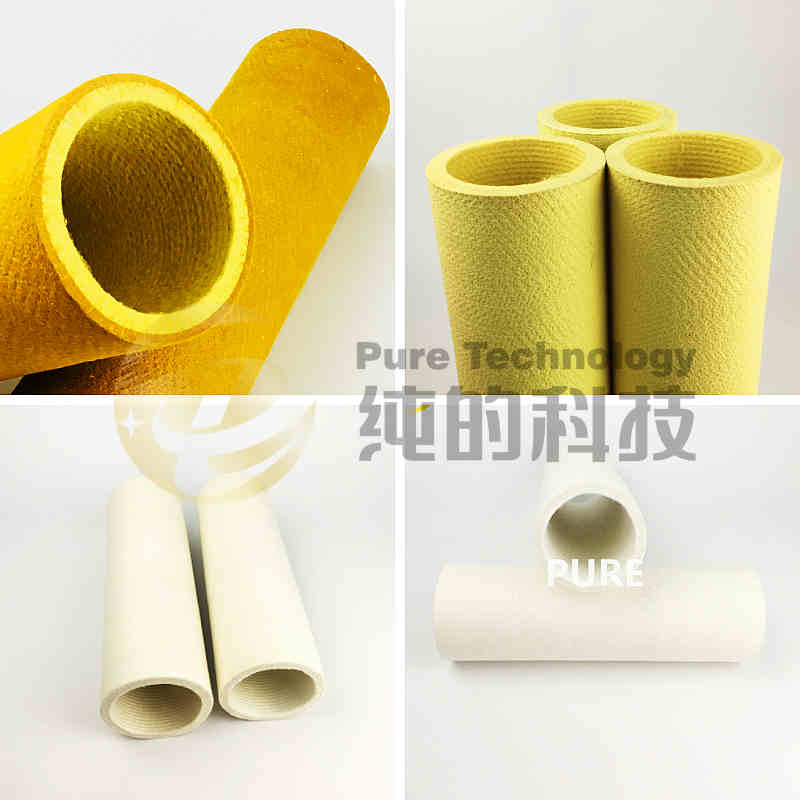 Heat resistant felt roller