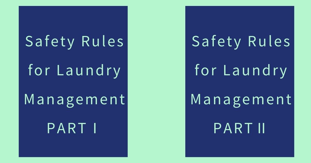 Safety Rules for Laundry Management