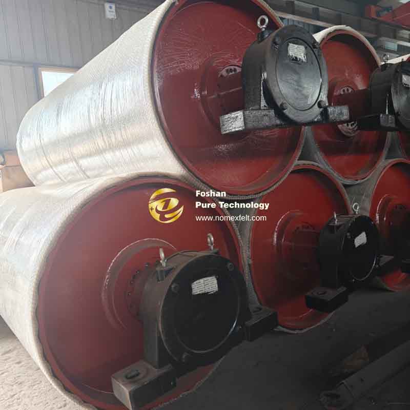 Carbon steel roller covers