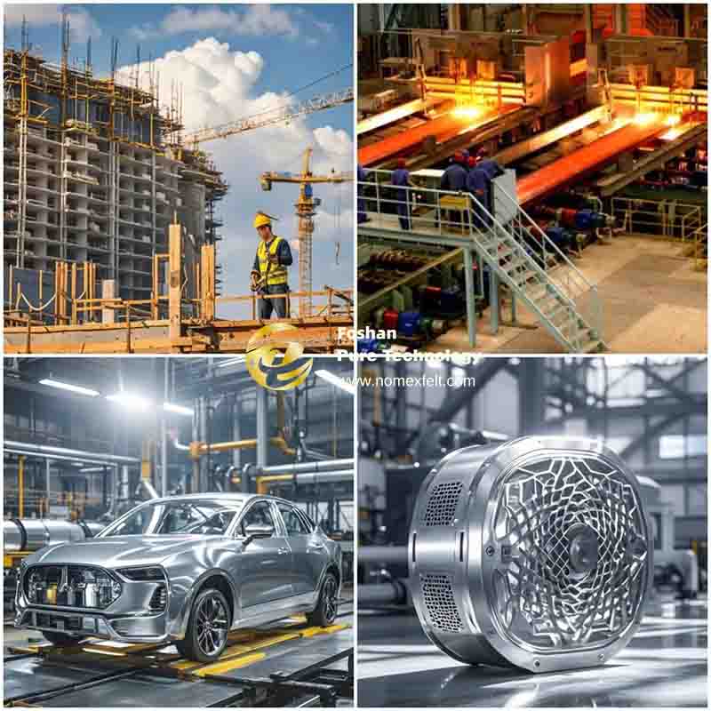 Hot rolling and cold rolling application areas