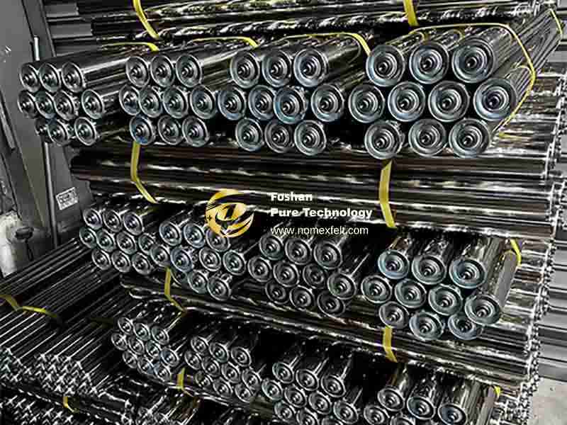 Stainless steel roller covers