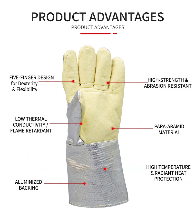 Aluminized gloves advantages