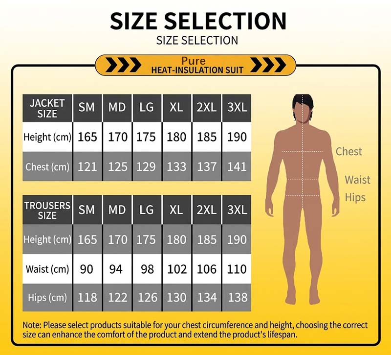 Heat Protective Clothing Size