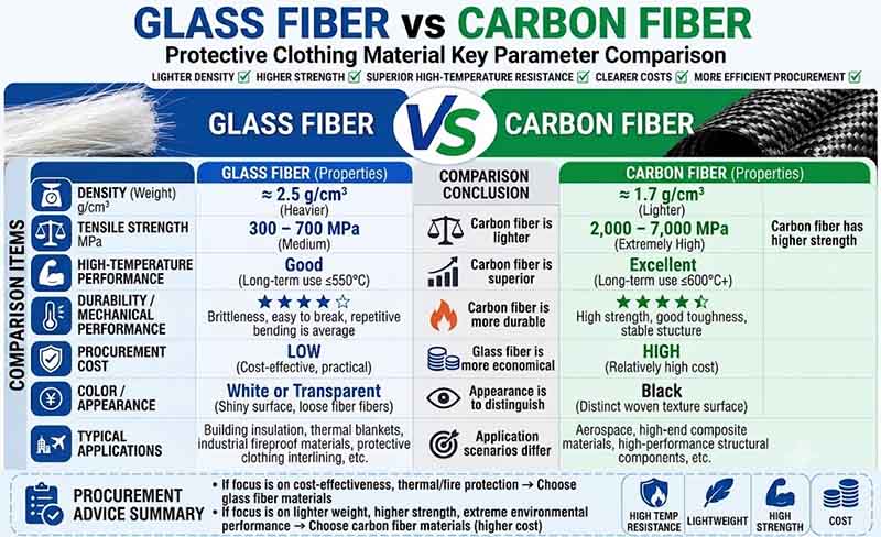 carbon fiber and glass fiber